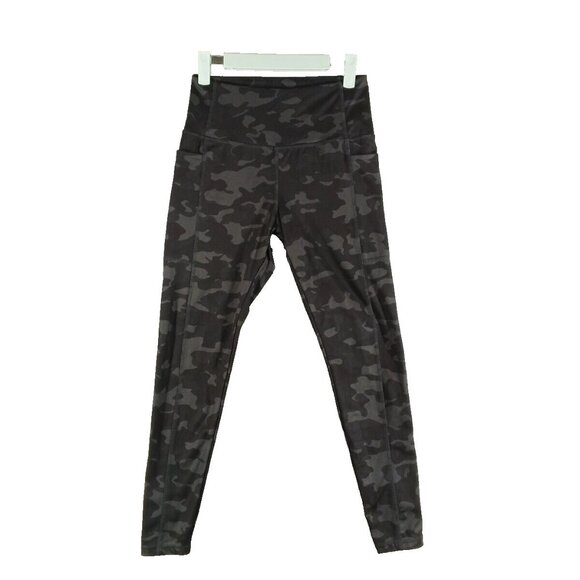 DANKSIN Women Gym Leggings Size SMALL(4-6) Camouflage Pull on Knit - Picture 1 of 10